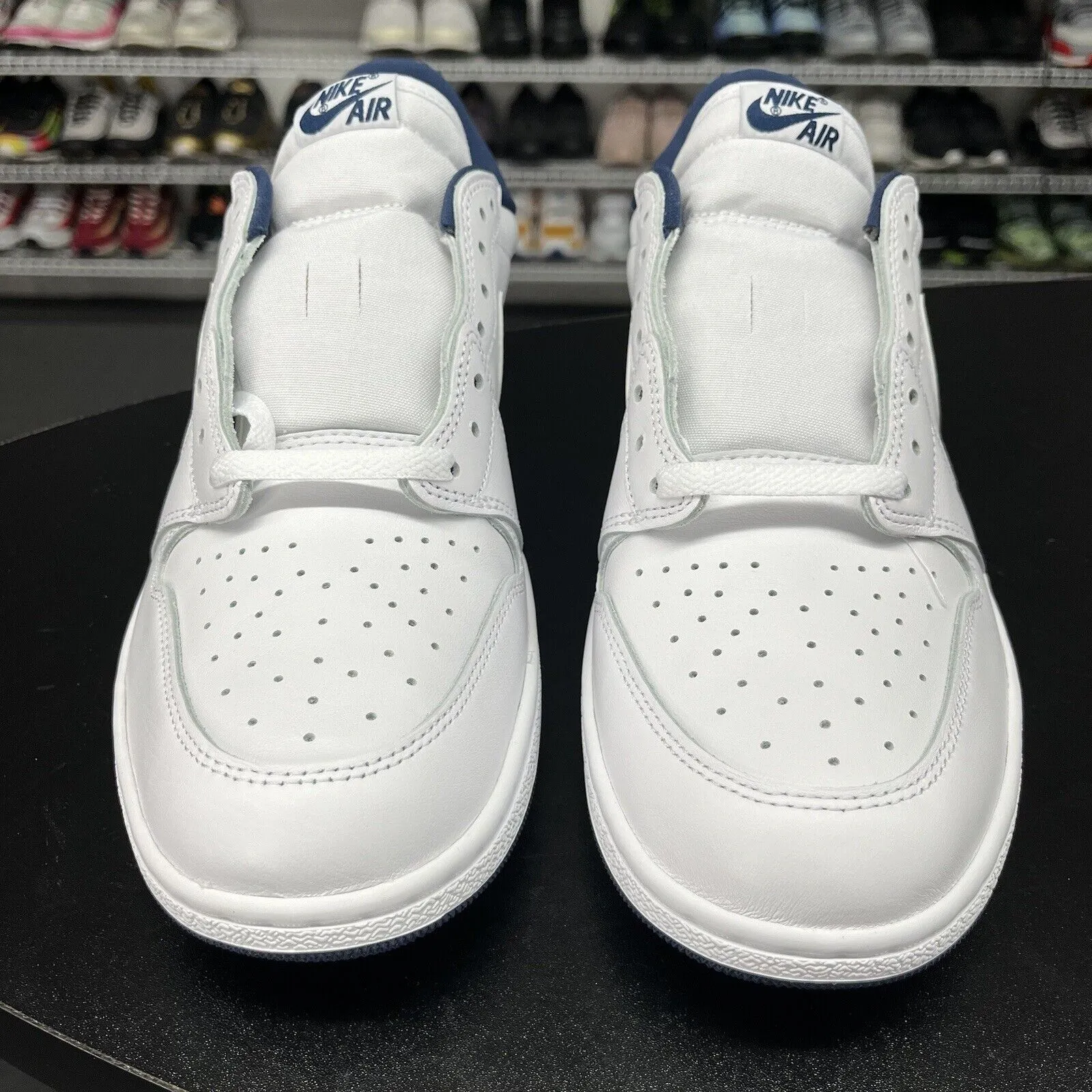 New Nike Air Jordan 1 Low Retro'85 Metallic Navy FB9933-141 Mens Size 12.5 Asics Metarun Shoes