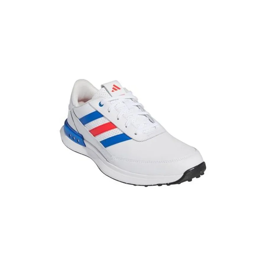 Coolest Adidas Shoes Adidas Men's S2G Spikeless Leather 24 Golf Shoes - White/Red/Blue