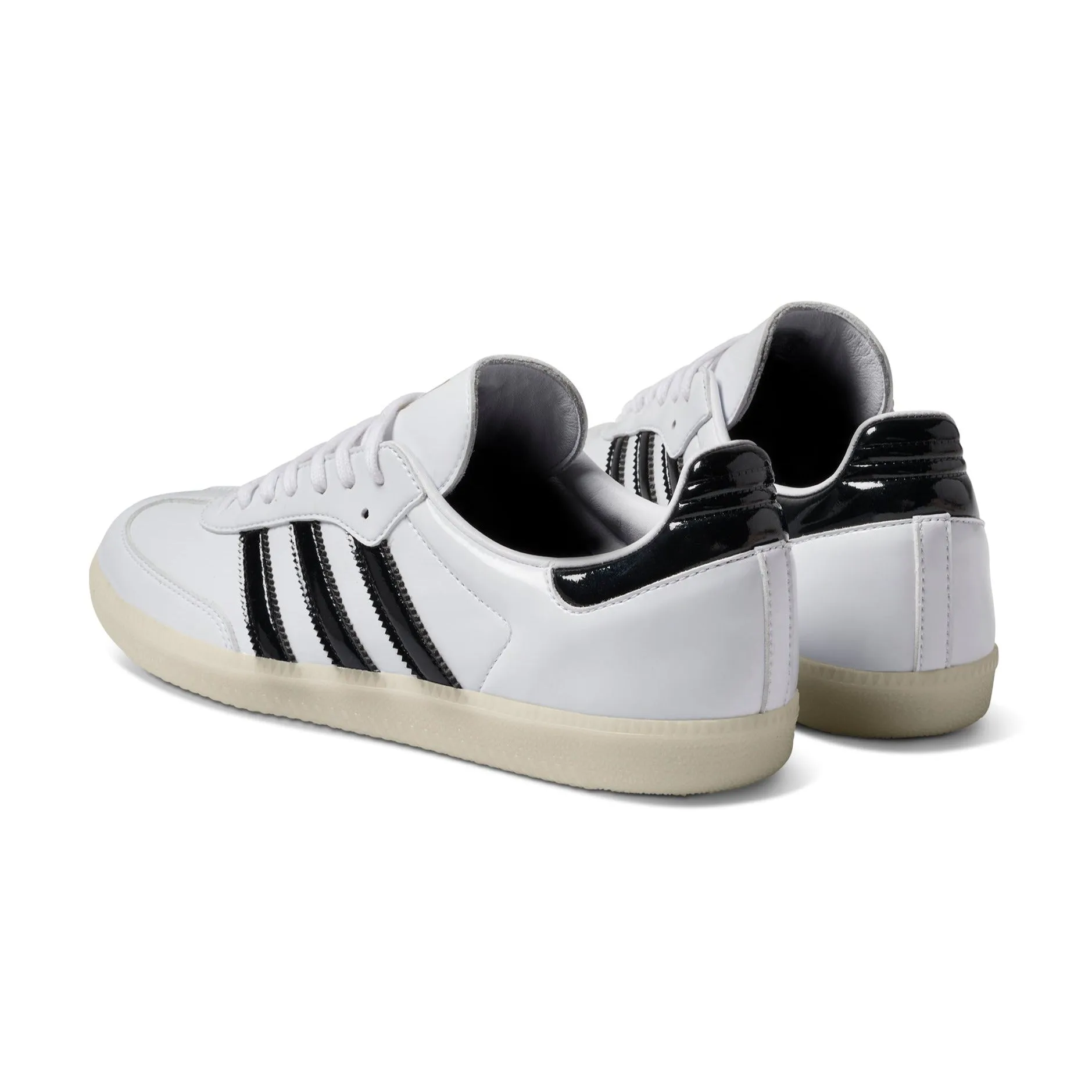 Adidas Shoes High Tops ADIDAS DILL SAMBA PATENT WHITE / BLACK