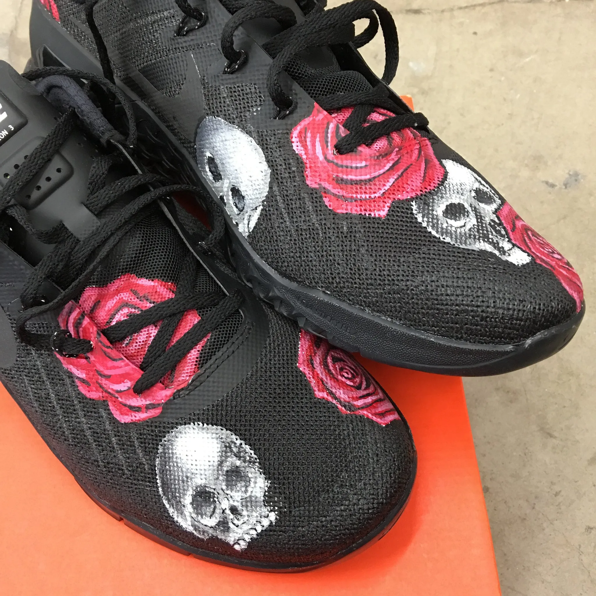 Asics Volleyball Shoes Price Philippines Custom Hand Painted Skull & Rose Nike Metcon Crossfit Shoe