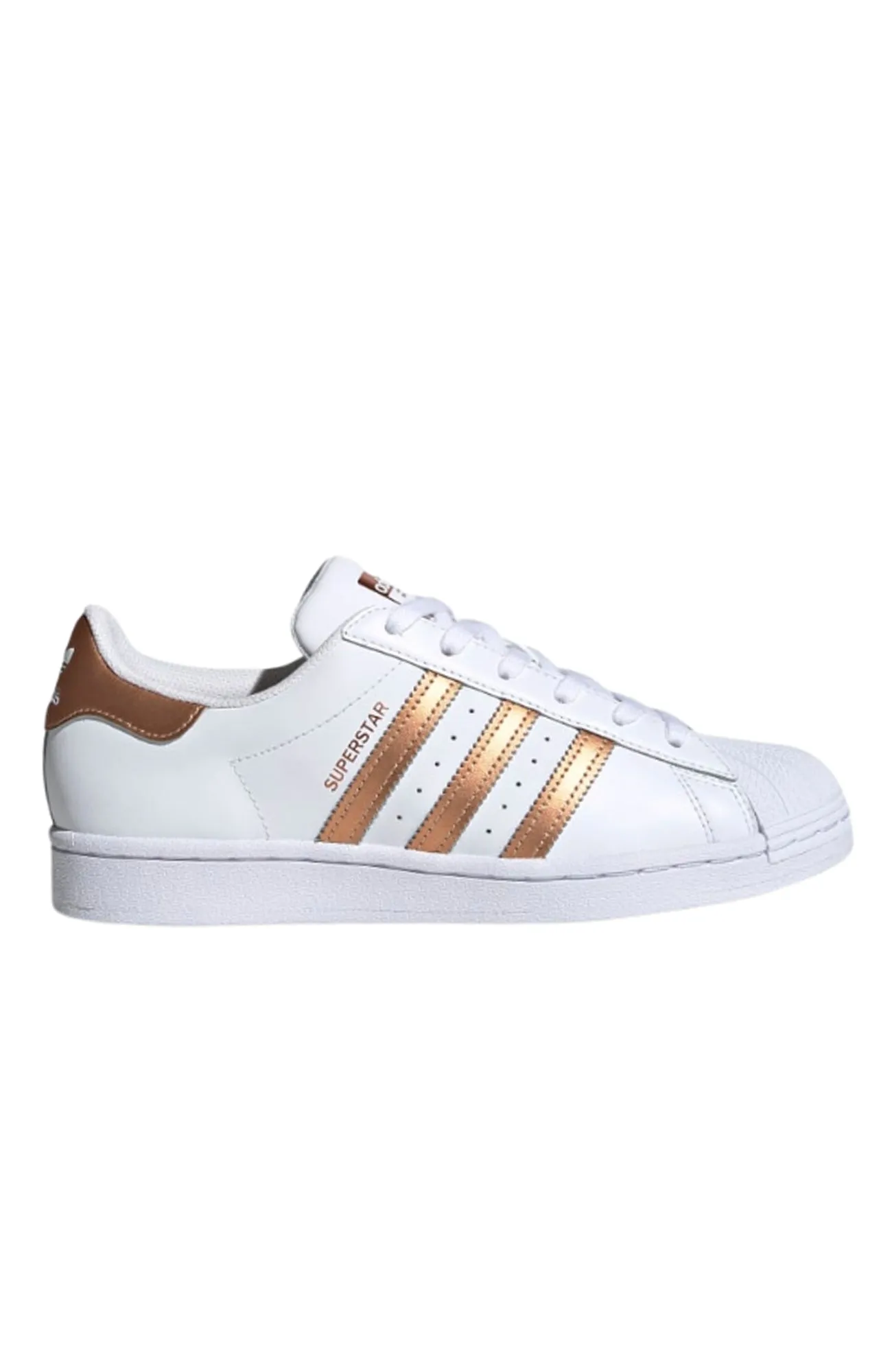 Adidas Shoes Cycling Superstar Shoes Cloud White Copper Metallic
