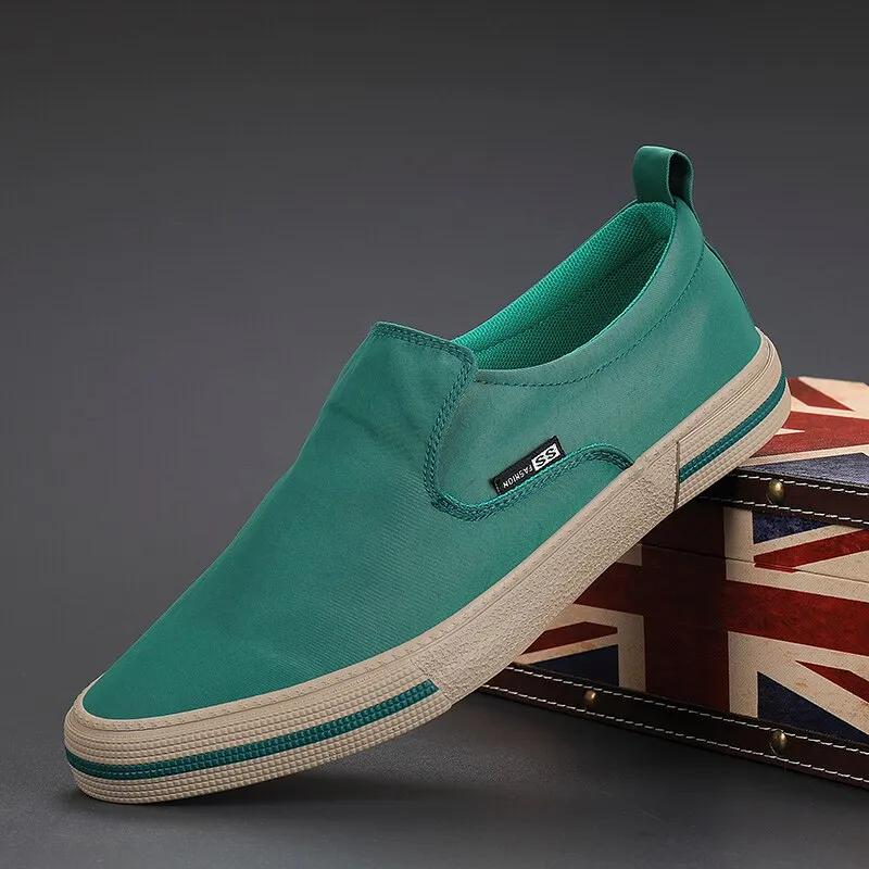 Crochet Fashion Doll Shoes Flat Foot Yeknu Men Breathable Canvas Casual Shoes slip on Student Loafers Shoes Recreational summer moccasins Fashion Flat Sneakers Footwear