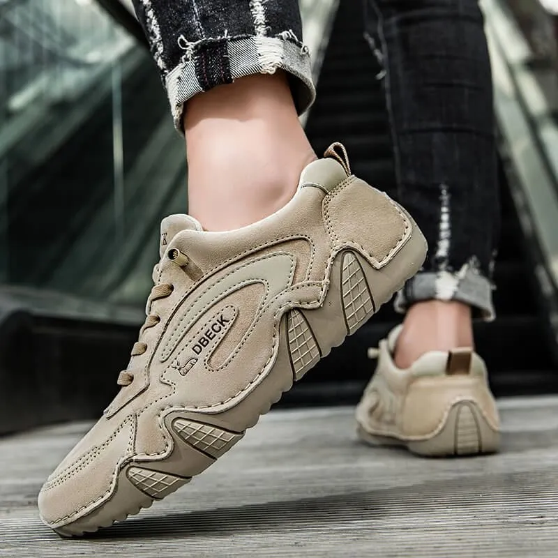 Best Affordable Hiking Shoes Dbeck SundayWalkers: Men's All-Day Comfort Commuter Walking Shoes For Biking, Driving & Hiking