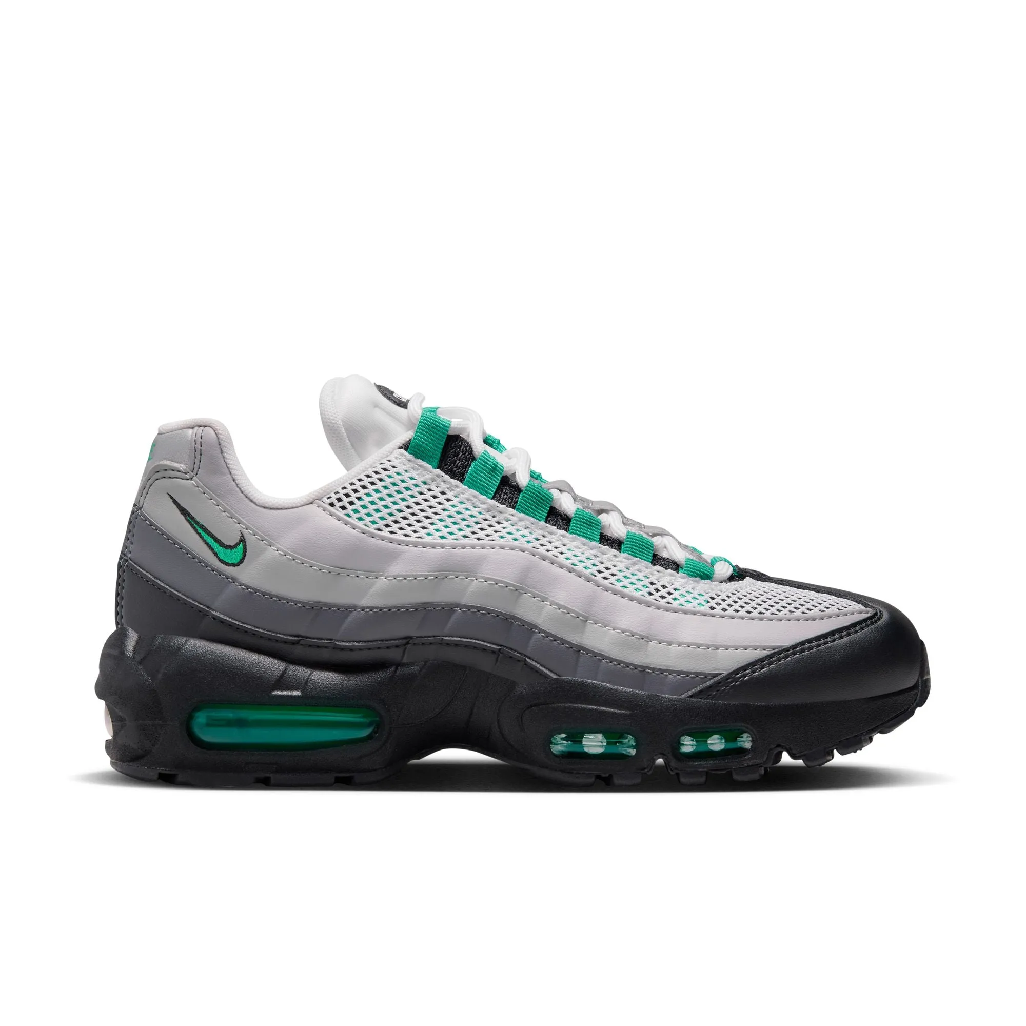 Nike Air Max 95, BLACK/STADIUM GREEN-PEARL GREY Asics Noosa Triathlon Shoes