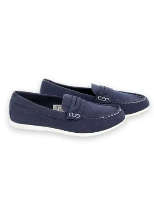 Men's Slip On Loafers,Navy Casual Dress With Formal Shoes