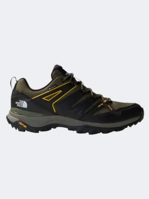 The North Face Hedgehog Goretex Men Hiking Shoes Taupe Green/Black Terrex Trailmaker 2.0 Leather Hiking Shoes
