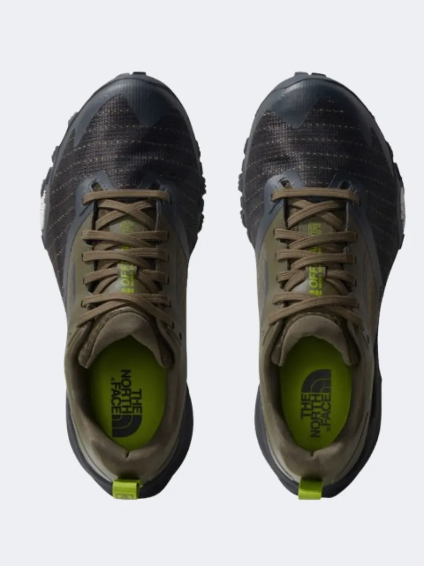 The North Face Offtrail Goretex Men Hiking Shoes Taupe Green/Grey Most Durable Hiking Shoes