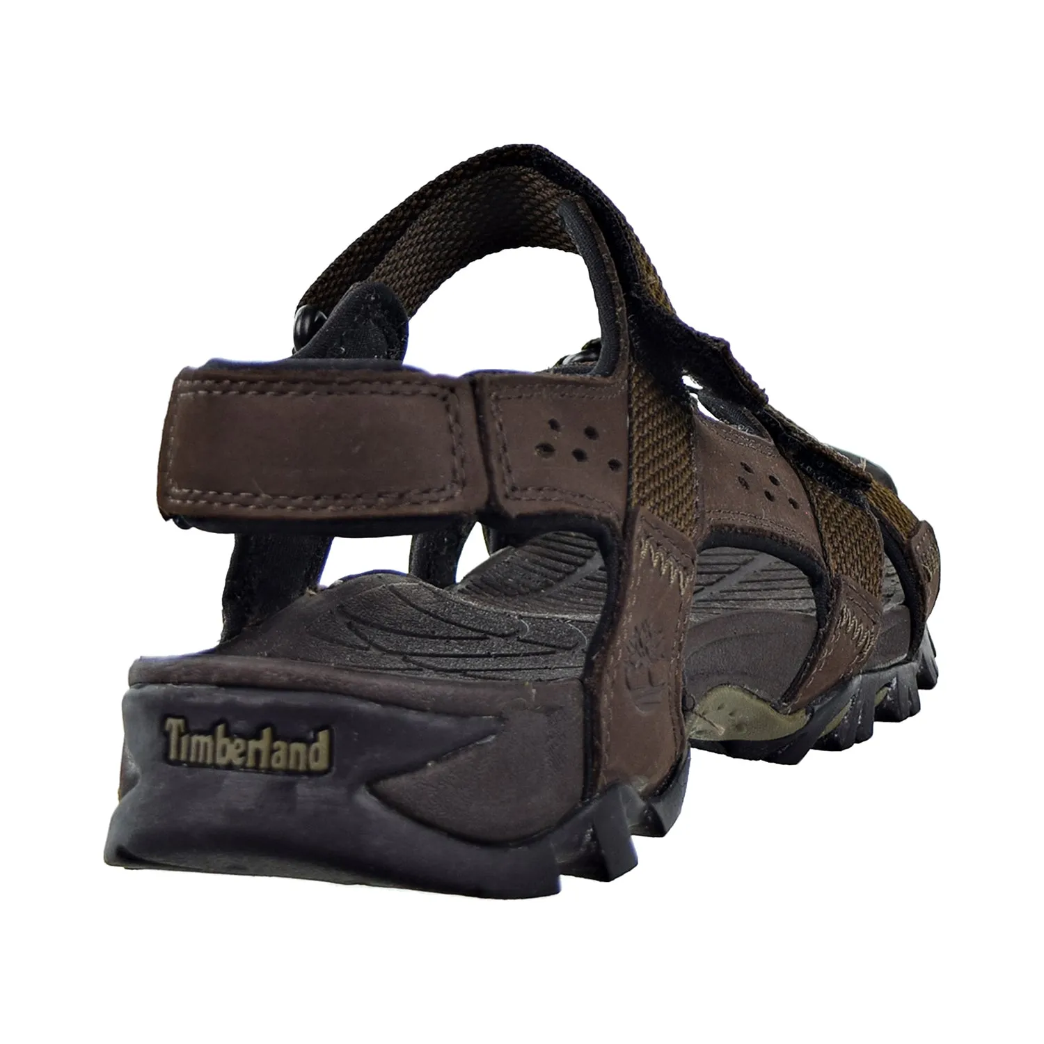 Timberland Eldrige Mens Sandal Dark Brown Were Slippers Originally Silver