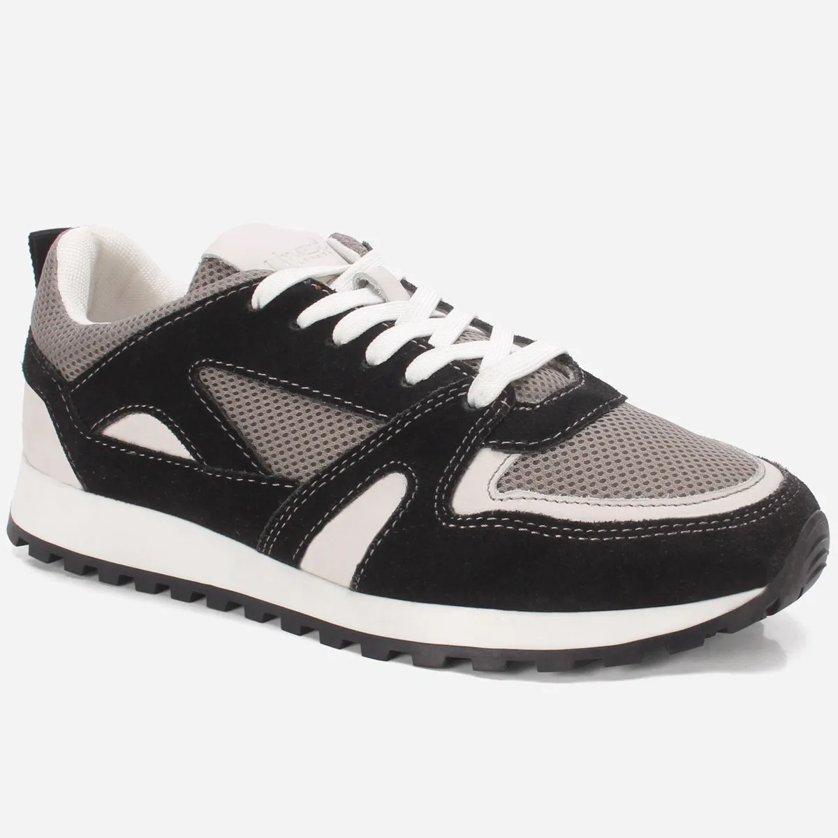 TMen's "JOEZ"  Lace Up Suede Sneakers Jogging Shoes Flat Sole Shoes Gym