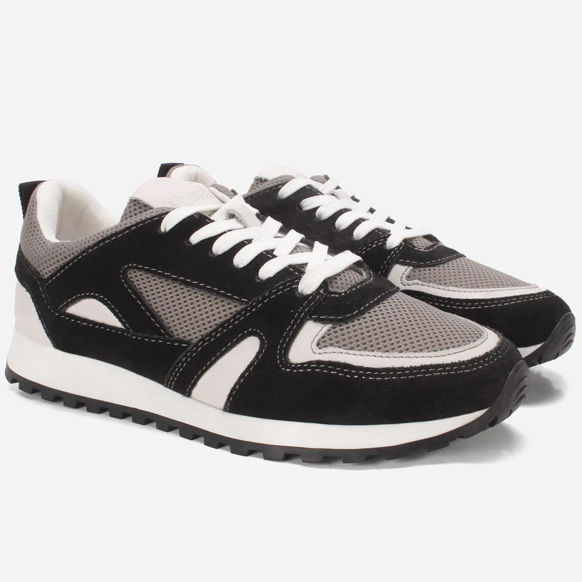 TMen's "JOEZ"  Lace Up Suede Sneakers Jogging Shoes Flat Deck Shoes