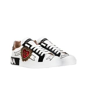 Dolce & Gabbana Portofino Print With Embroidery Sneakers Sneakers New York