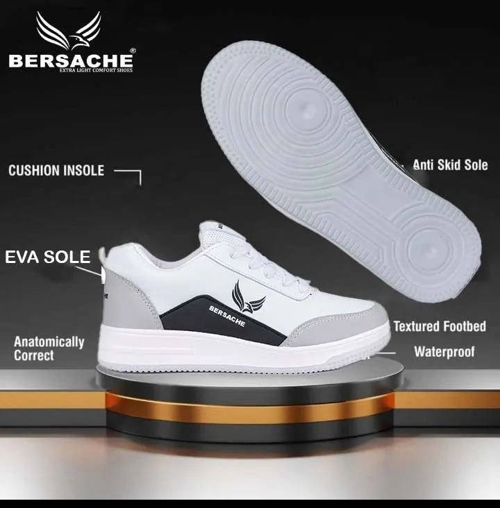 Hiking Shoes X Ultra 3 Waterproof Bersache Premium Sports ,Gym, trending Stylish Running shoes for men (9114-Black)