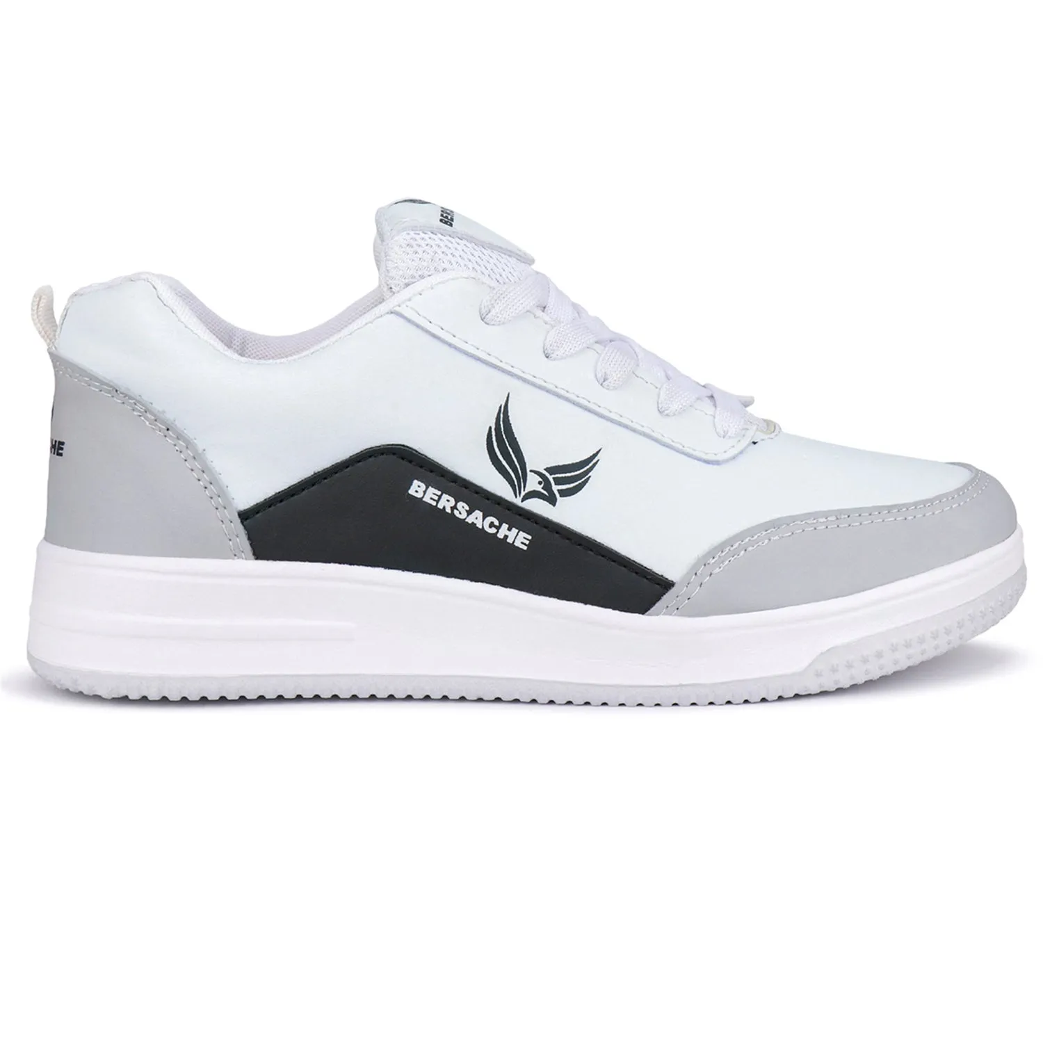 Best Brand For Hiking Shoes Bersache Premium Sports ,Gym, trending Stylish Running shoes for men (9114-Black)