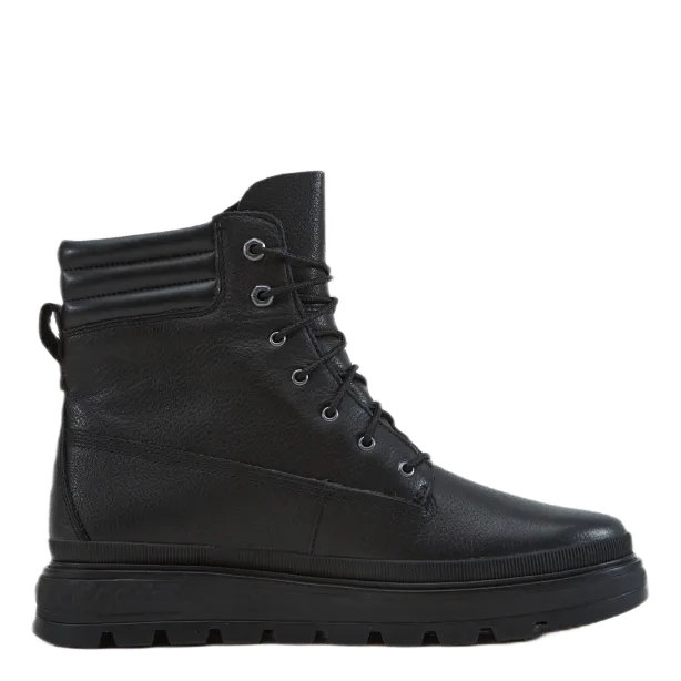 Ray City 6 In Boot Wp Jet Black Waterproof Rubber Slip On Shoes