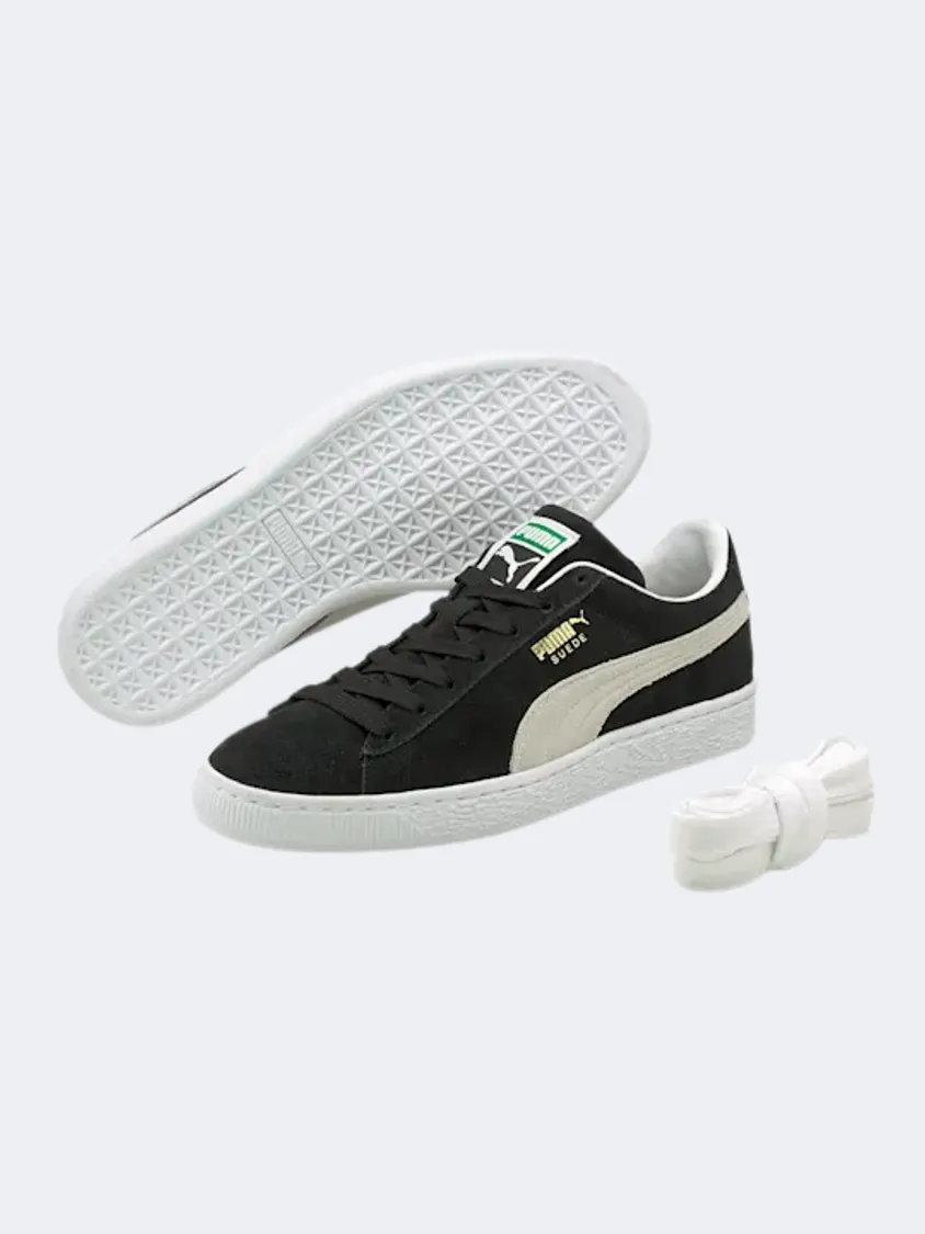 Puma Suede Classic Xxi Men Lifestyle Shoes Black/White Asics Gel Bnd Running Shoes