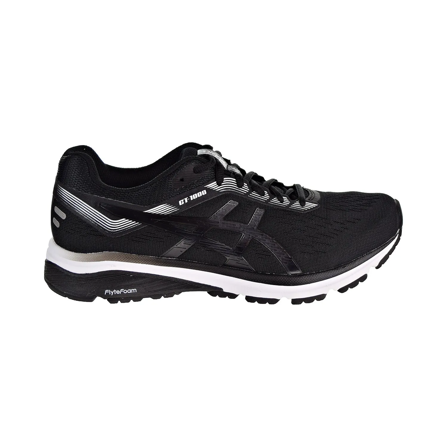 Asics Evoride 2 Running Shoes Asics GT-1000 7 Men's Shoes Black-White