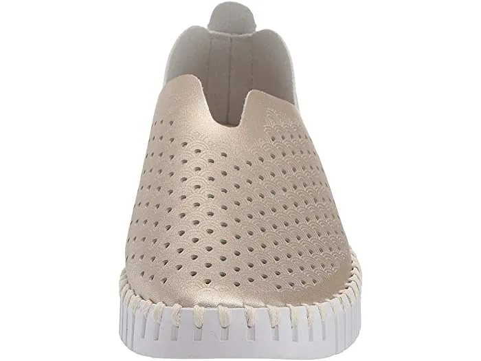 Turquoise Sneakers Tulip Flats (Platinum)