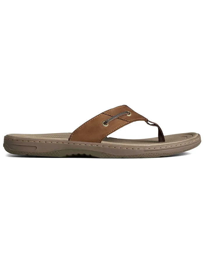 Sperry 1048735 Mens Baitfish Sandals Brown Comfortable Low Heel Sandals
