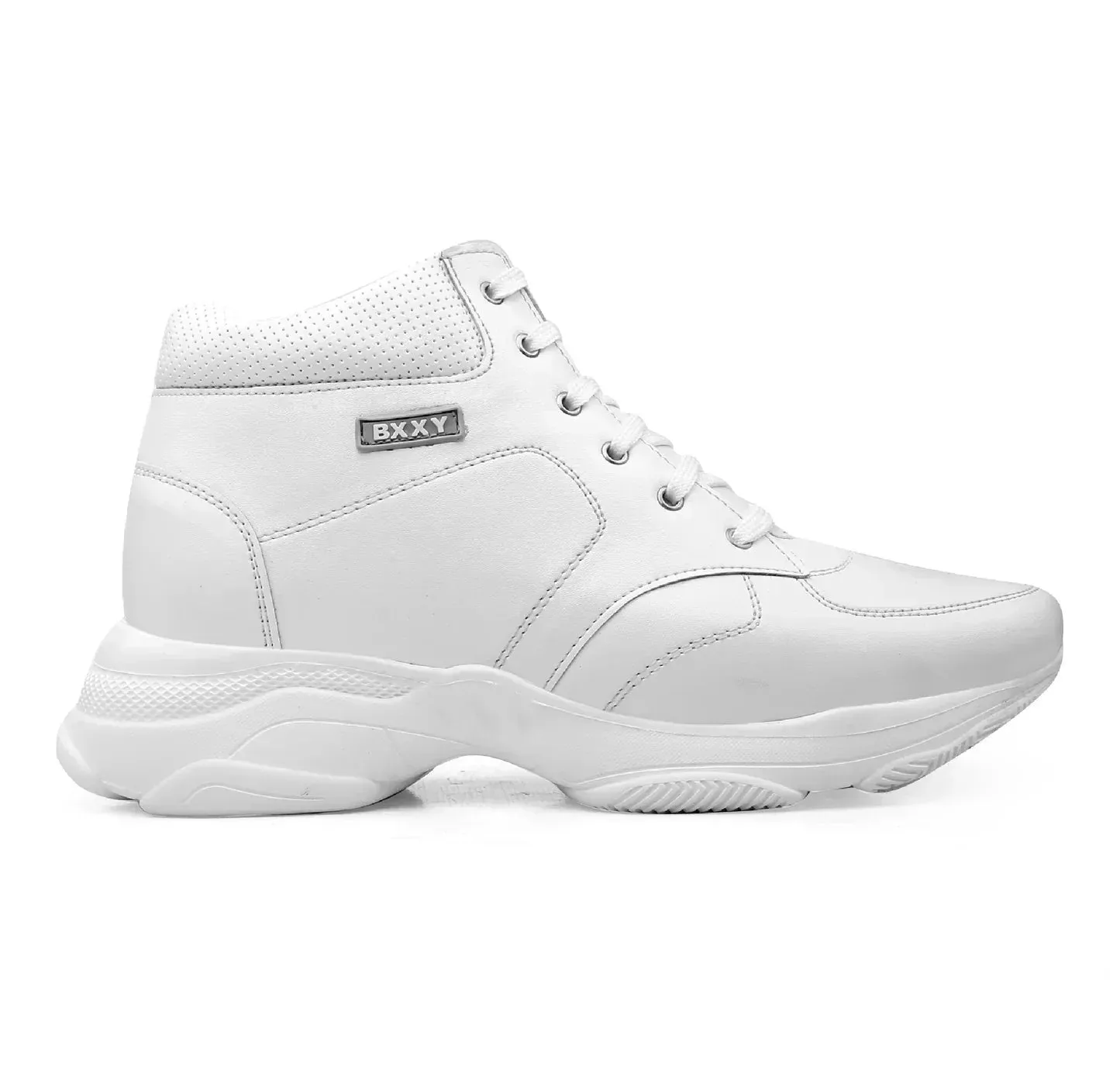 Men's 3 Inch Hidden Height Increasing Stylish Lace-up Boots Wally Patriotic Casual Shoes