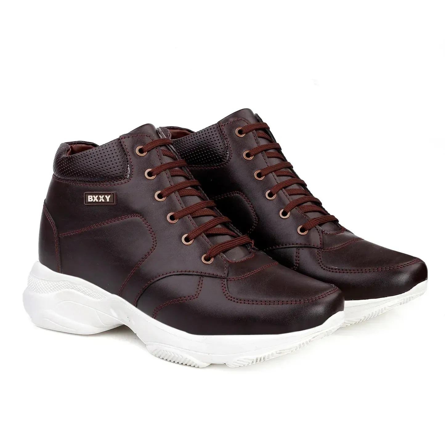The Roger Advantage Casual Shoes Men's 3 Inch Hidden Height Increasing Stylish Lace-up Boots