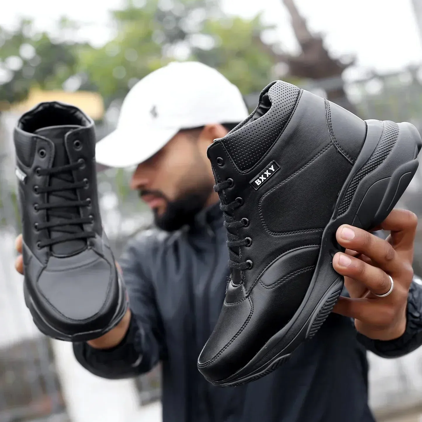 Ecco Business Casual Shoes Men's 3 Inch Hidden Height Increasing Stylish Lace-up Boots