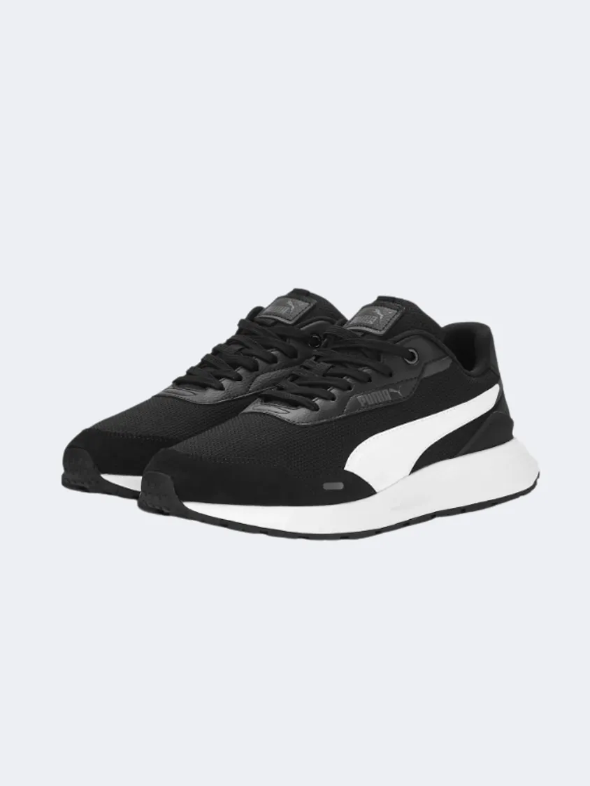 Puma Runtamed Men Lifestyle Shoes Black/White Asics India Cricket Shoes