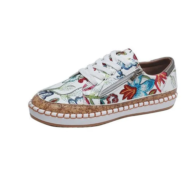 Amellie | Gaia Floral Pattern Sneakers For Women Sneakers Trending