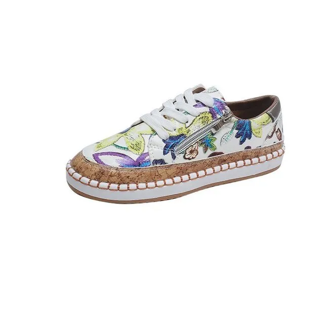 Mango Sneakers Amellie | Gaia Floral Pattern Sneakers For Women