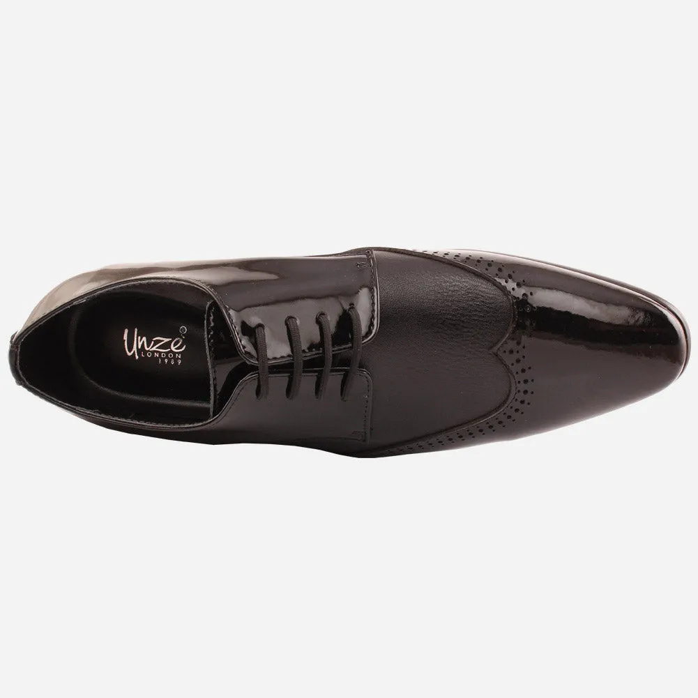 Men "CHAPLIN" Lace Ups Formal Shoes Collection Designer Flat Shoes