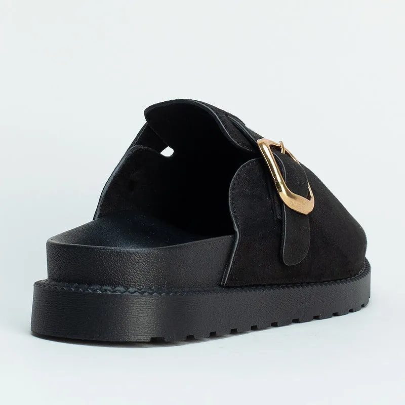 Comfortable Shoes For Flat Feet And Bunions Footbed Slip On Clog _ 161438