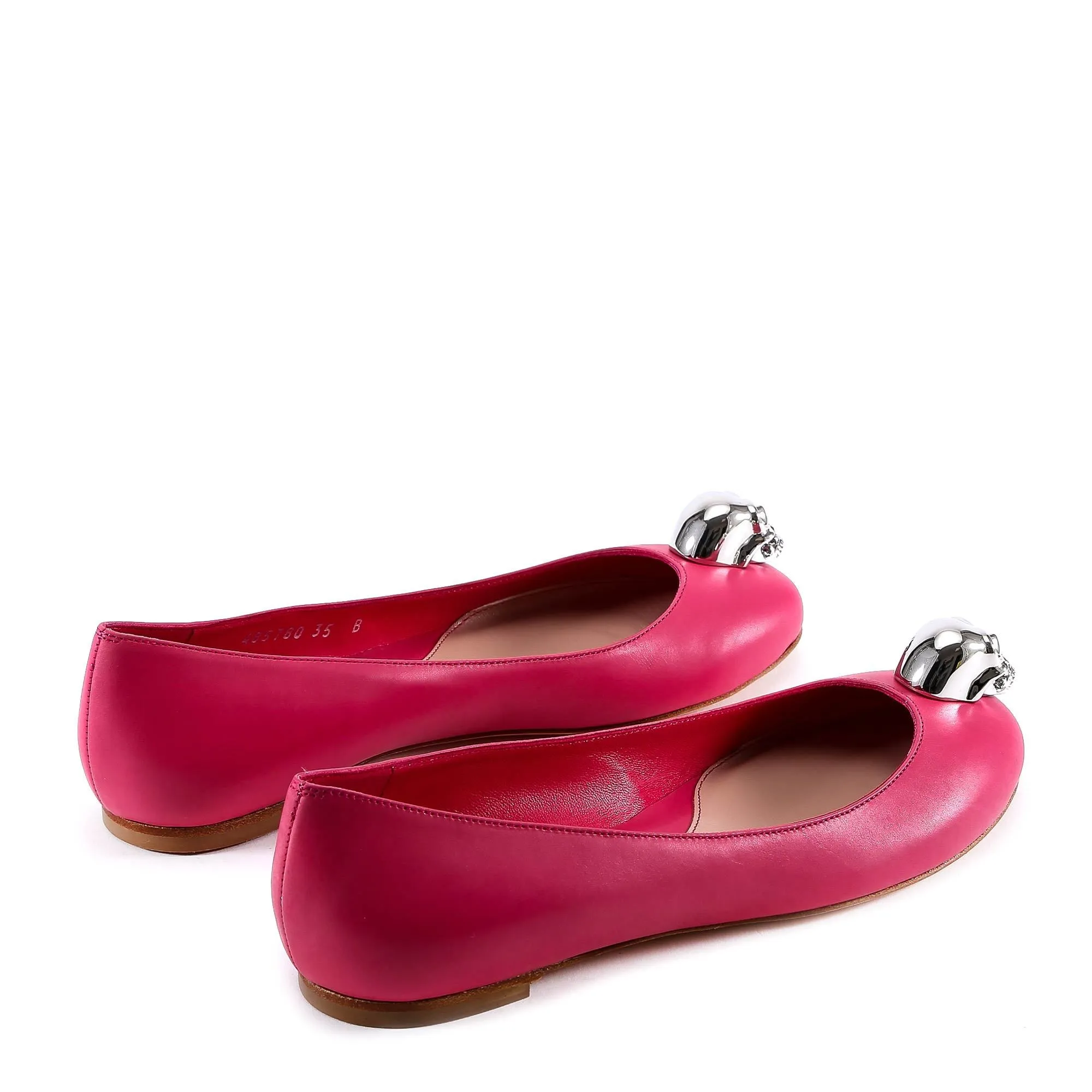 Flat Shoes Triset Alexander McQueen Skull Embellished Ballerina Shoes