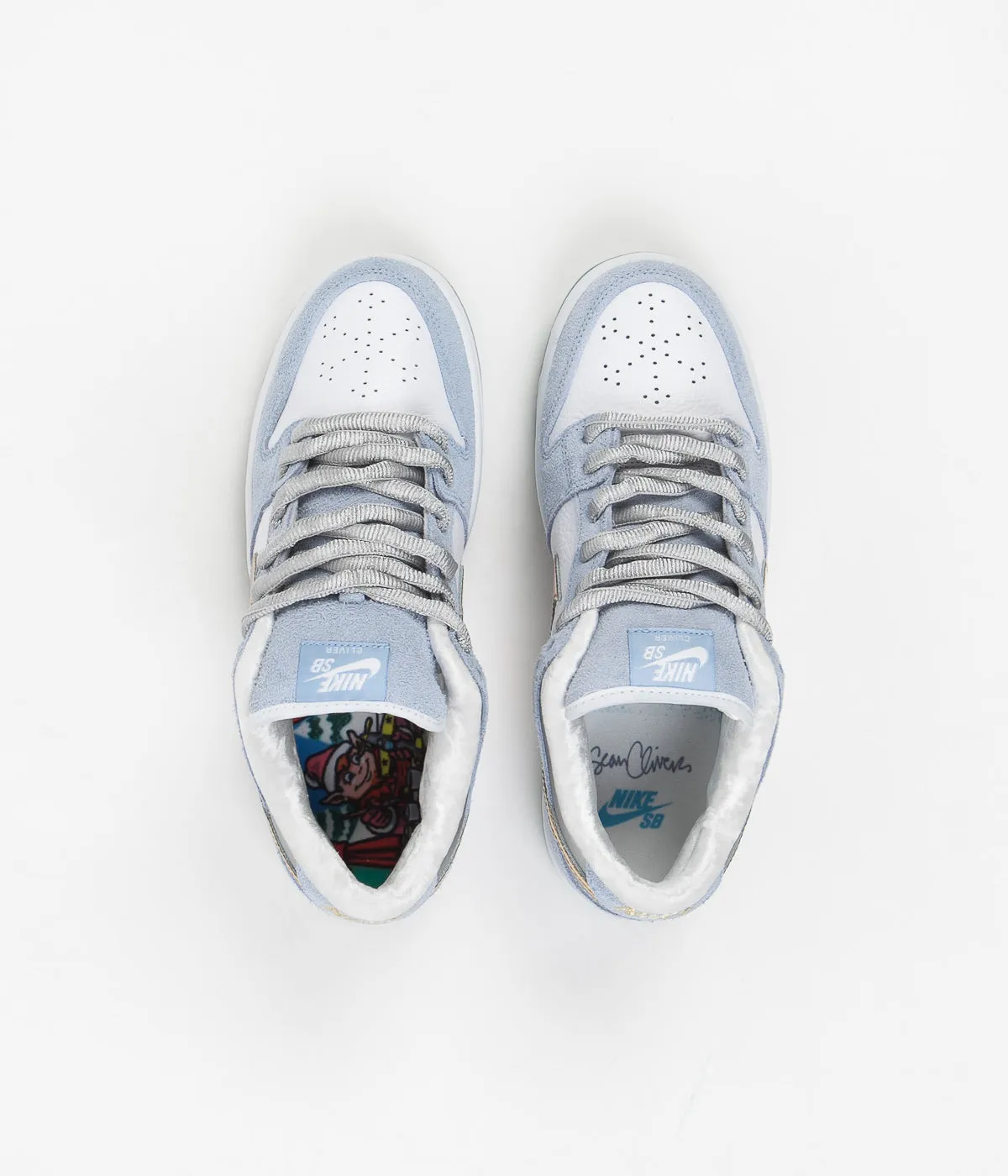 Asics Jb Elite Wrestling Shoe Nike SB x Sean Cliver Dunk Low Shoes - Psychic Blue / Metallic Gold - White