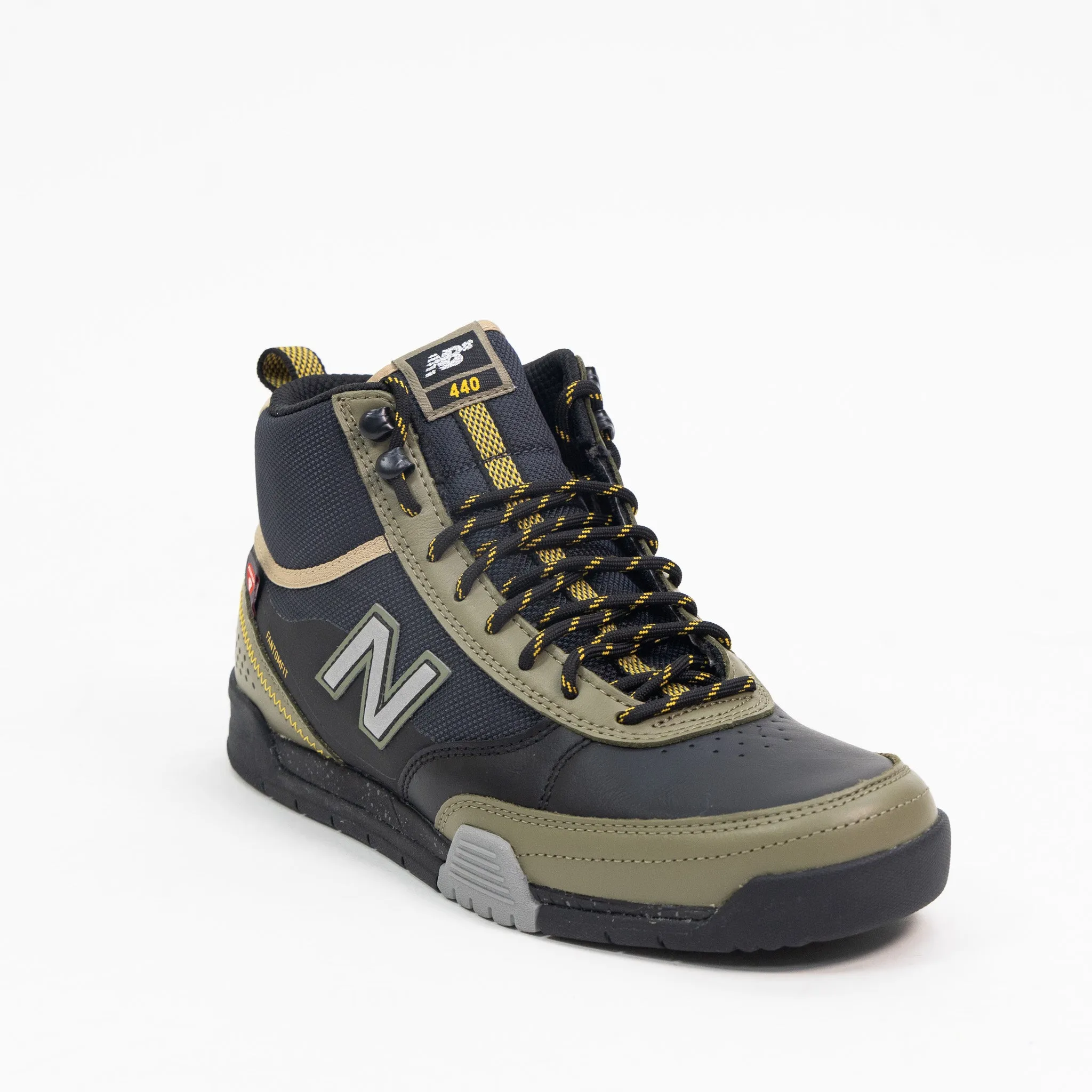 New Balance Wide Shoes Women New Balance Numeric 440 High Trail - Black with Olive