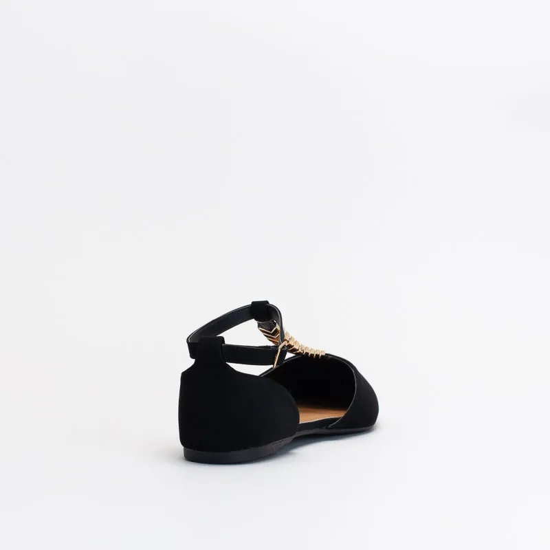 Modern Flat Shoes Unreal Women Pointy  Ankle Strap _ 148305