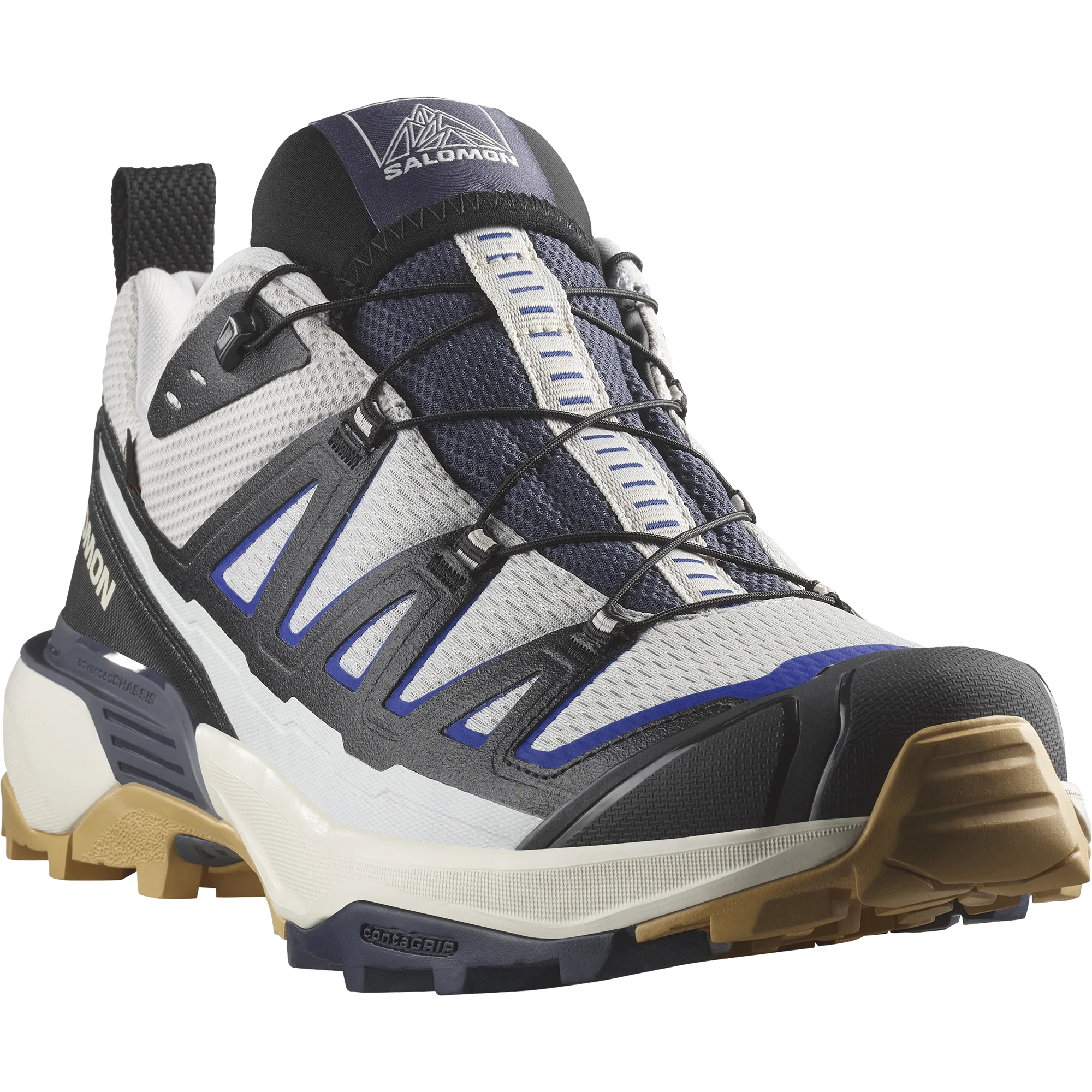 X ULTRA 360 EDGE GTX Men Hiking Shoes Gray Violet / Black / Surf The Web Low Drop Hiking Shoes