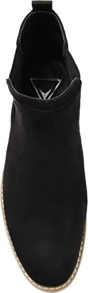 Black Boots Vance Co. Mens Marshall Wide Width Chelsea Boots  Color Black Size 12W