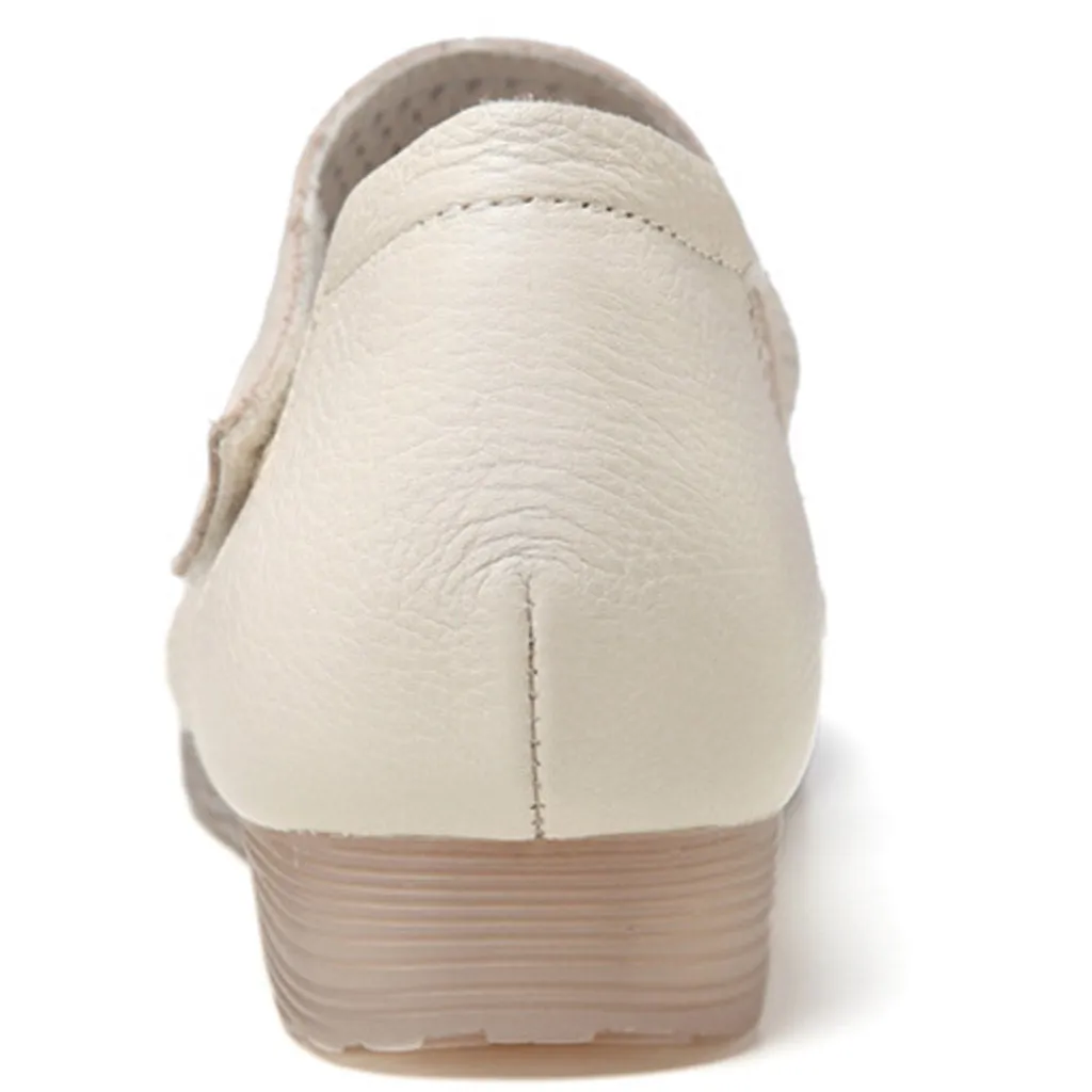 Celebrity Flat Shoes Velcro Retro Women Summer Retro Flat Shoes