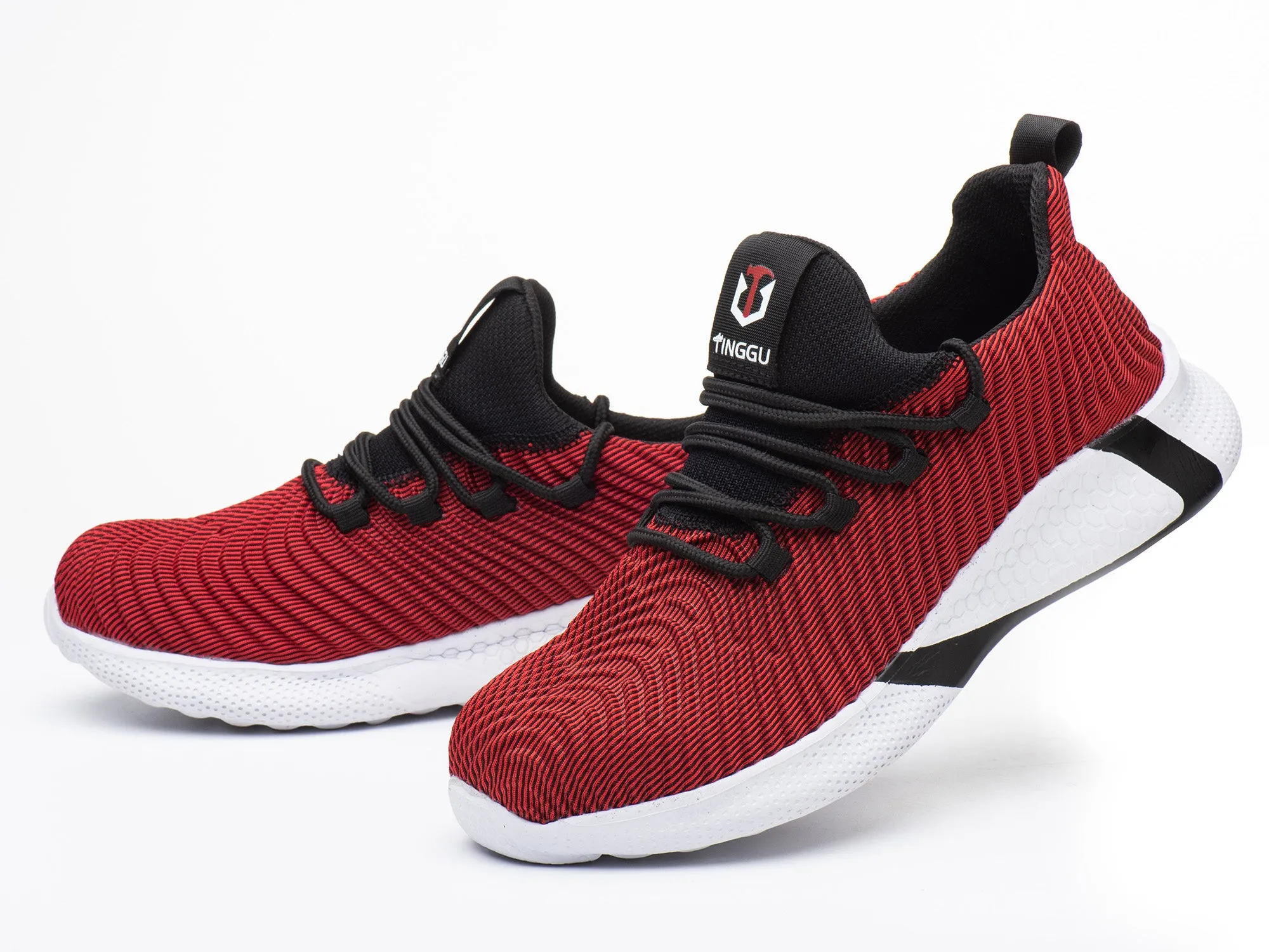 Lightweight Steel Toe Safety Shoes for Men Industrial & Construction Sneakers Stab resistant Work Shoes Non Slip Outdoor Hiking Shoes Hiking Shoes Rei