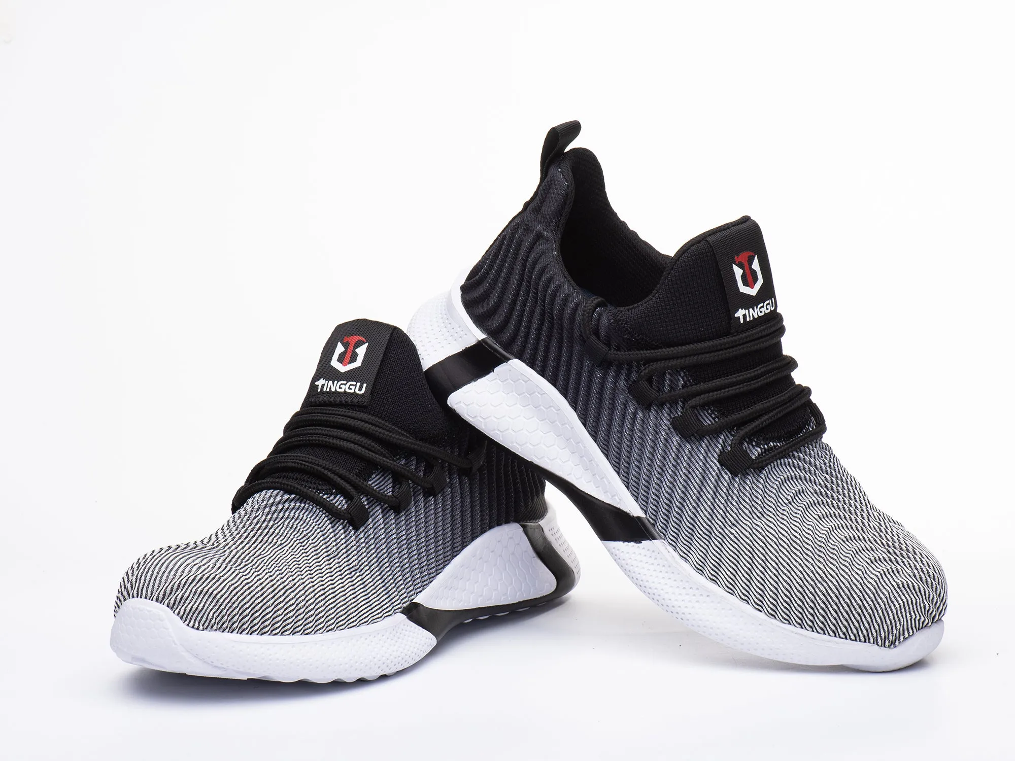 Lightweight Steel Toe Safety Shoes for Men Industrial & Construction Sneakers Stab resistant Work Shoes Non Slip Outdoor Hiking Shoes Waterproof Or Hiking Shoes