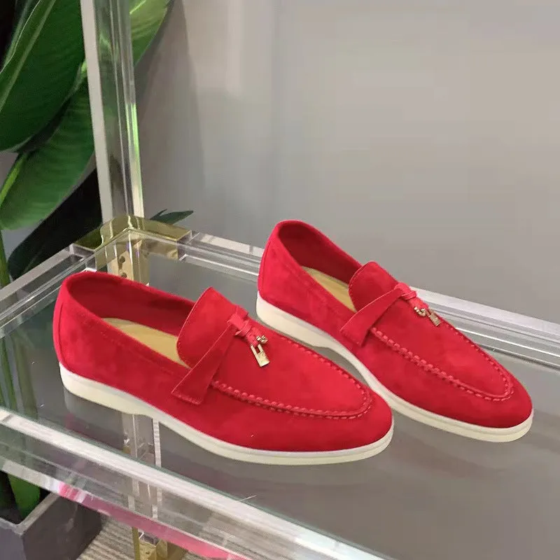 Barefoot Style Casual Shoes Versatile Casual Leather Shoes for Women