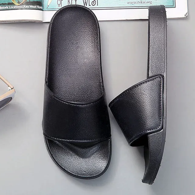 Waterproof Himing Shoes HEE GRAND Women Slippers Flats with Platform Women Fashion Causal Slide Waterproof BathRoom Slide Plain Shoes XWT1140