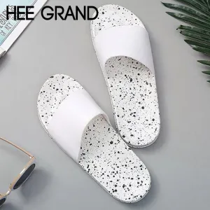 Mesh Waterproof HEE GRAND Women Slippers Flats with Platform Women Fashion Causal Slide Waterproof BathRoom Slide Plain Shoes XWT1140