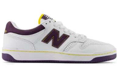 New Balance 550 Turtledove New Balance Numeric 480 PST Shoe White w Purple