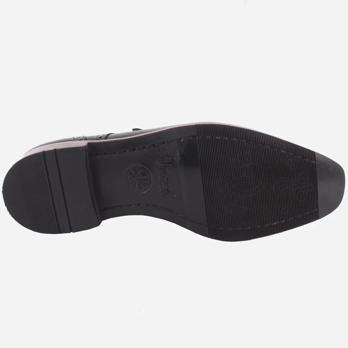 Mens "BLAISE" Double Tone Monk Strap Shoes Flat Shoes Brand Names