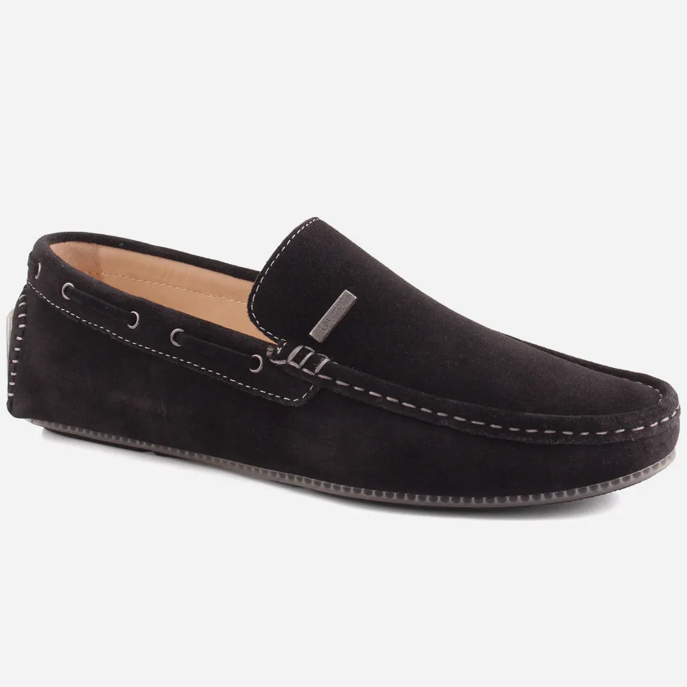 Flat Pointed Toe Slingback Shoes Men "MAC" Lightweight Moccasins