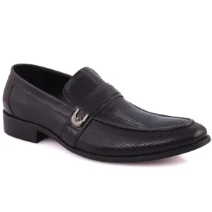 Flat Shoes Wedding Wide Width Men ANGUS Perforated Belted Loafers