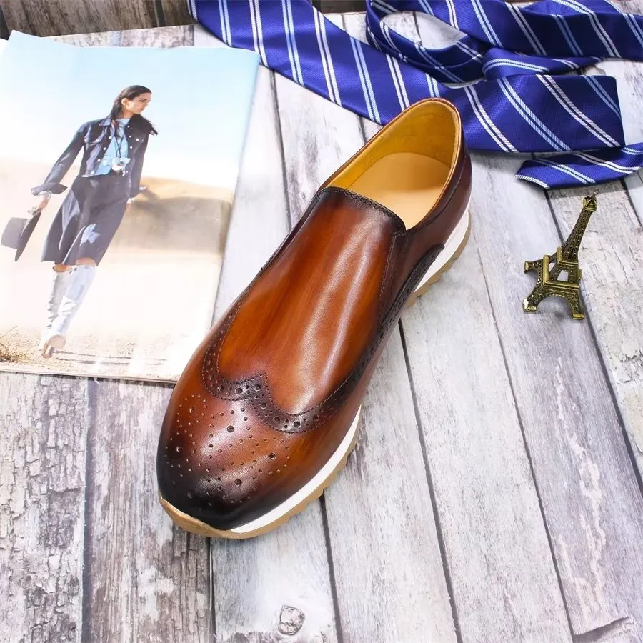 Veltique Luxalon Office Loafers Casual Slip On Shoes Uk