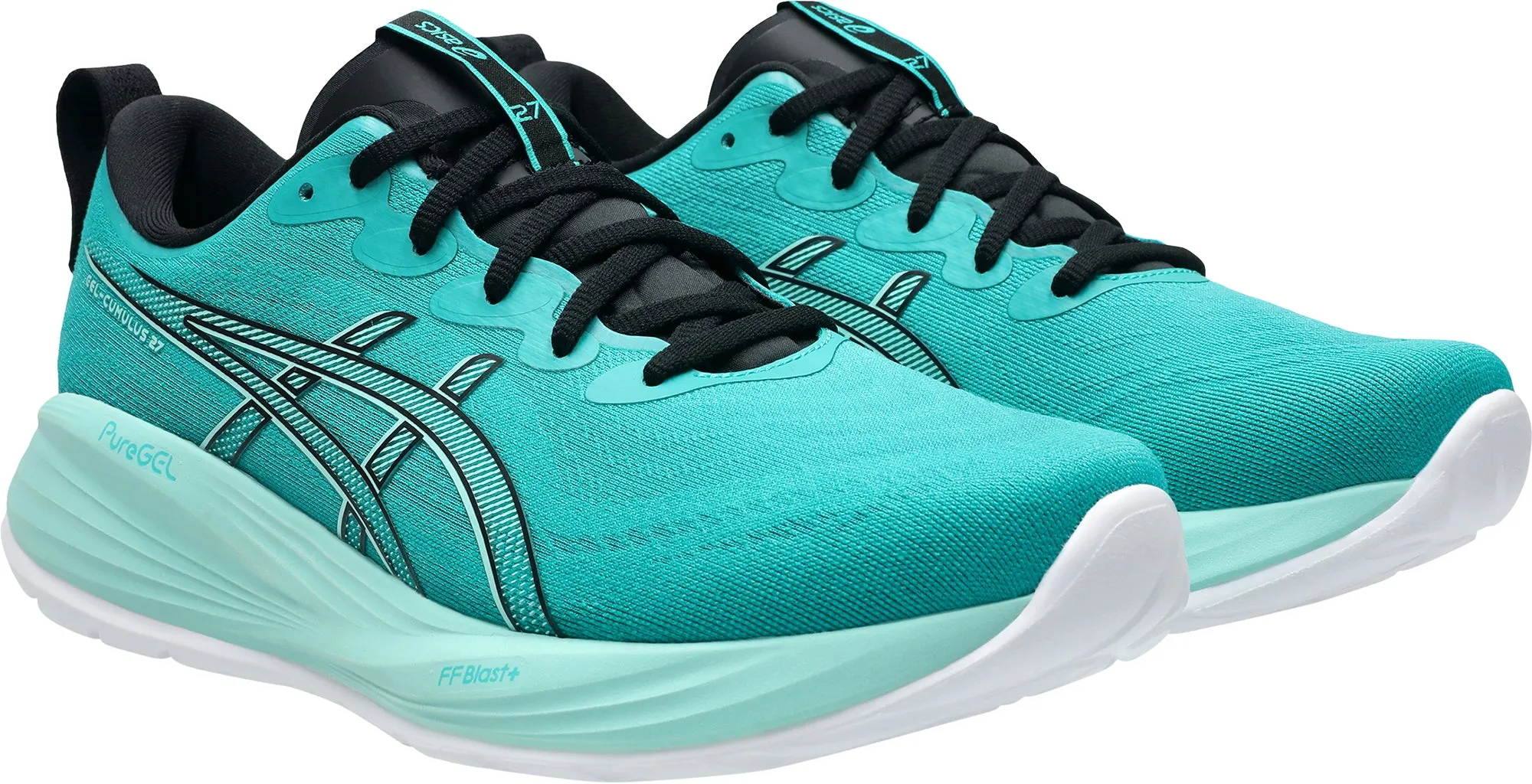 Asics Gel Cumulus 27 Mens Running Shoes - Green Asics Running Shoes Promo Code