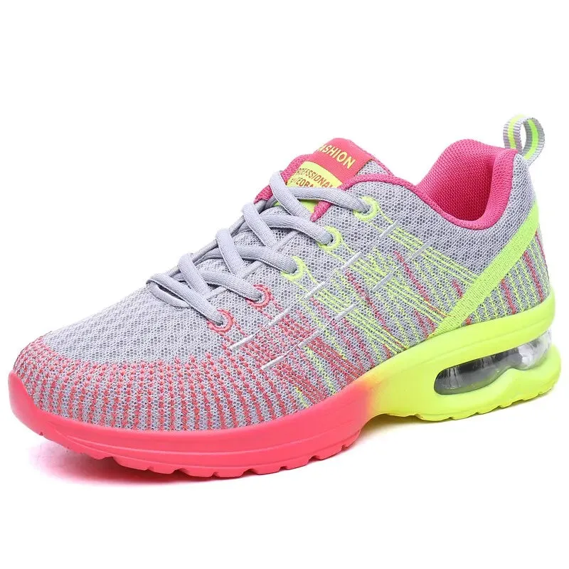 Women Shoes Running Shoes For Women Outdoor Elastic Jogging Sneakers Air Cushion Sports Shoes Tennis Best Running And Crossfit Shoes