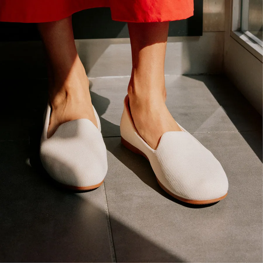 Women's Market Flat - Sand Flat Ankle Tie Shoes